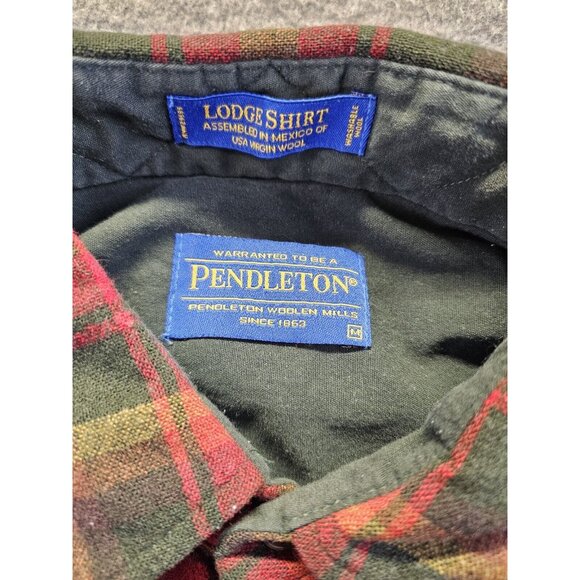 Pendleton Woolen Mills 100% Virgin Wool Lodge Shirt Men's Size M -Needs Repair- - Picture 3 of 10